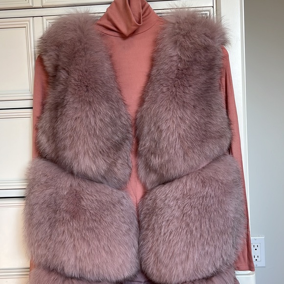 - luxury High quality 100%Real fox vest - Picture 4 of 4